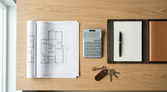Investisseur analysant les chiffres de rentabilité locative d'un appartement avant achat