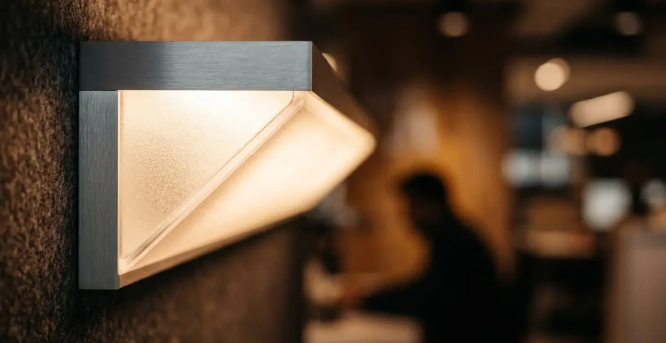 Système d'éclairage dynamique dans un bureau moderne favorisant le bien-être