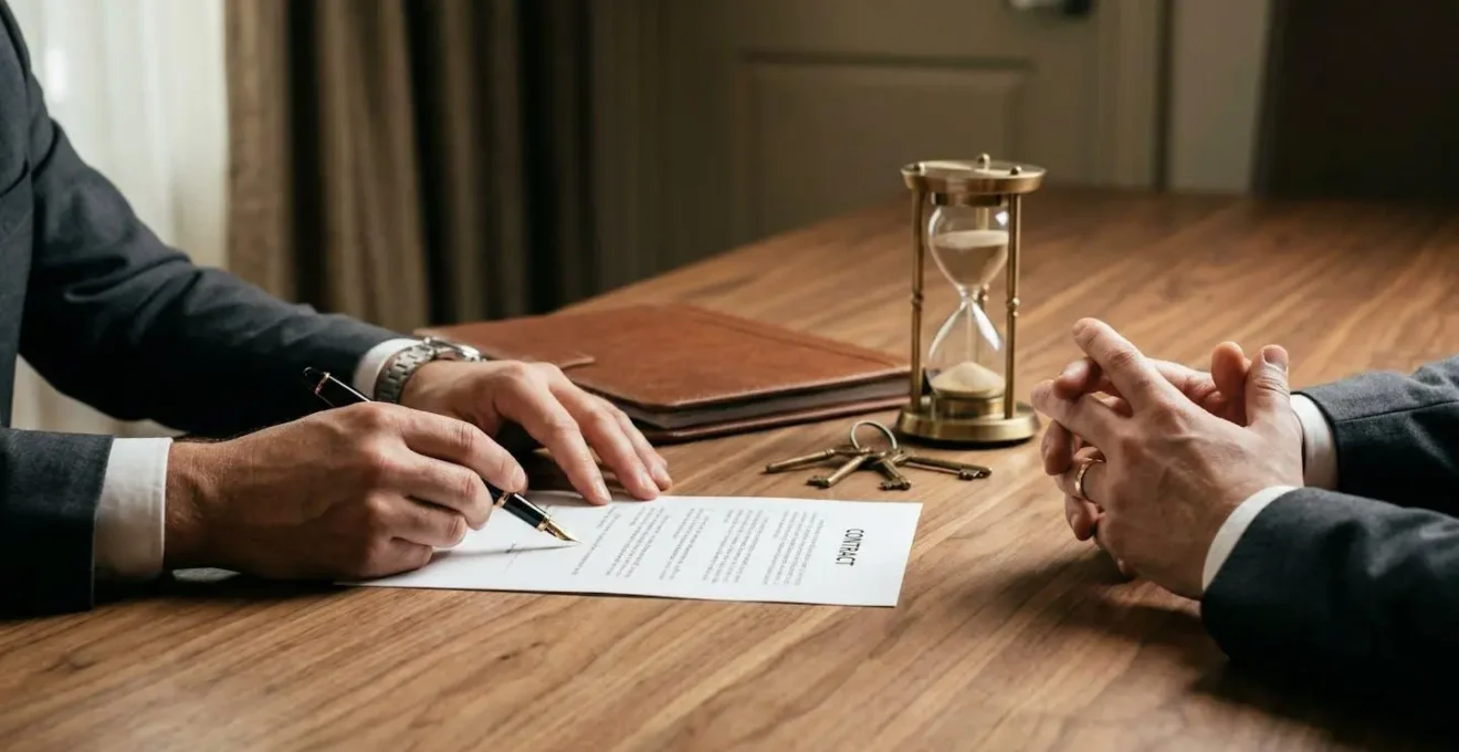 Négociation immobilière stratégique lors d'une offre d'achat