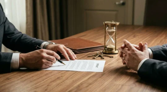 Négociation immobilière stratégique lors d'une offre d'achat