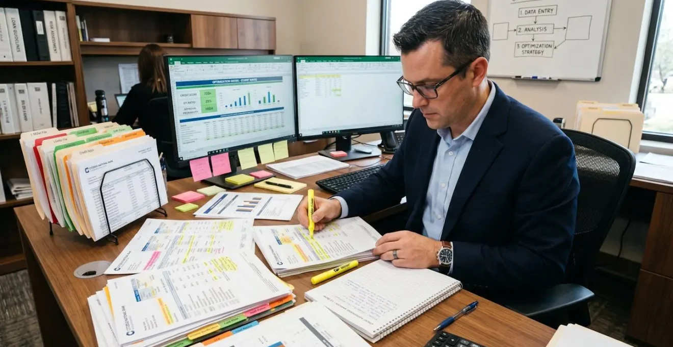 Analyse détaillée et organisation méticuleuse de relevés bancaires pour optimiser l'acceptation du crédit